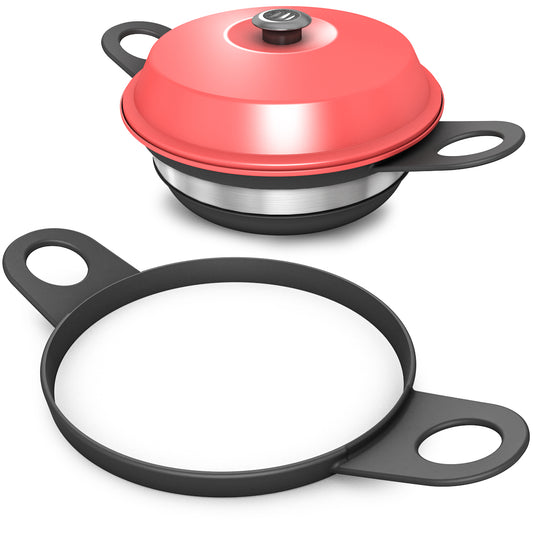 AUF LAGER UND SOFORT LIEFERBAR Silikon Haltegriff  kompatibel mit Omnia, Enders Vamo, Crivit - Griff, Griffe - für Camping Backofen – Zubehör - hitzebeständig & spülmaschinenfest